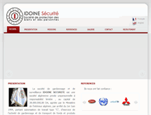 Tablet Screenshot of idoinesecurite.com